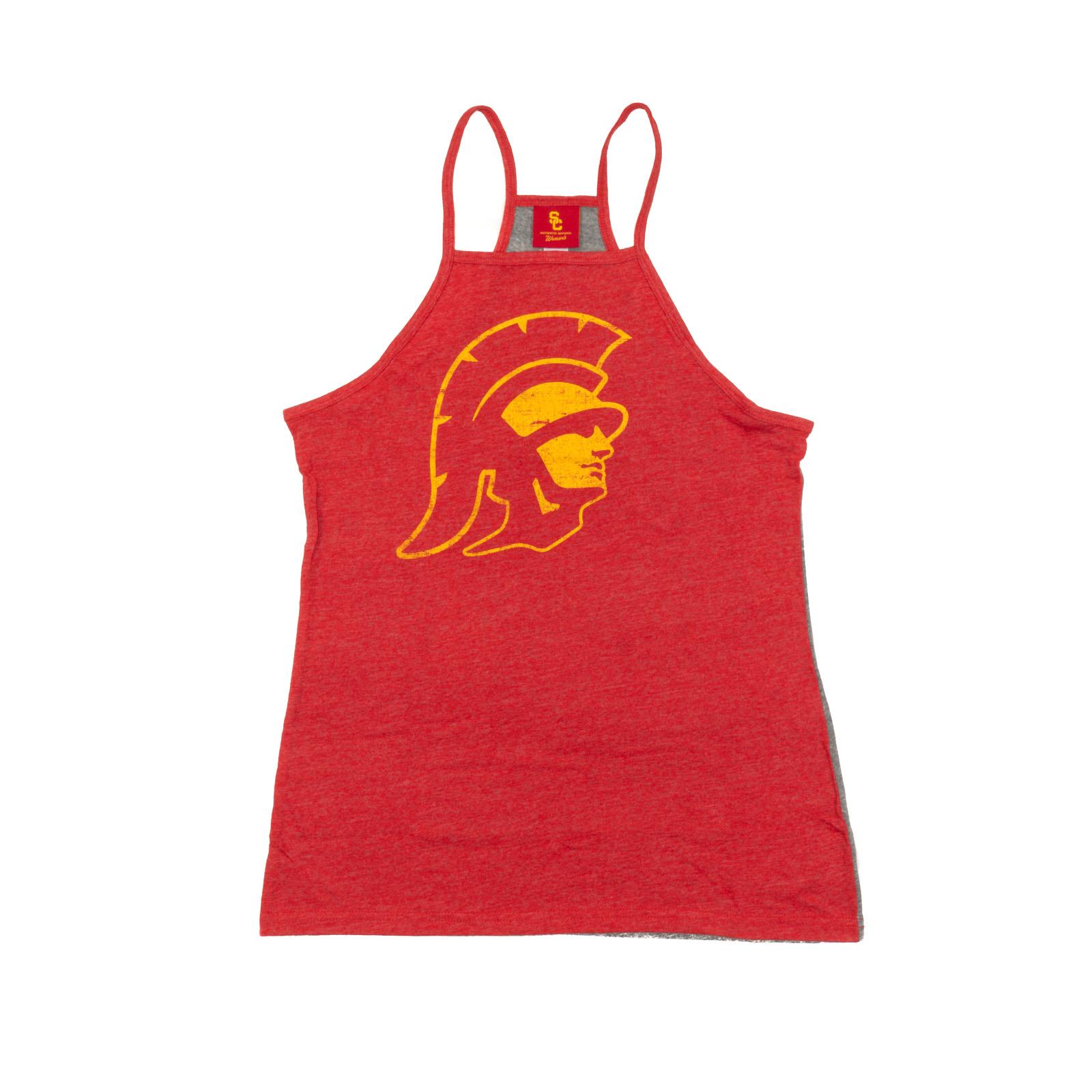 レディースファッション USC Fight On Cardinal and Gold Tank Top Amazon.com: USC Fight On! Cardinal and Gold Tank Top